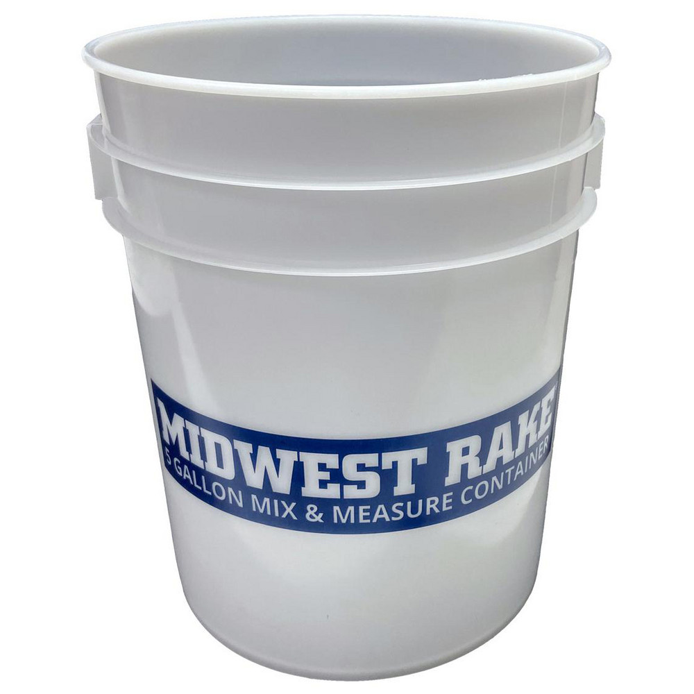 SEYMOUR-MIDWEST 5 Qt, Plastic Round White Bucket & Pail Kit - 46225