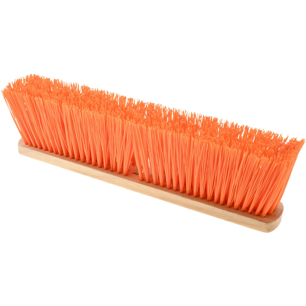 Weiler Push Broom: 16" Wide, Garage Broom, Palmyra Bristles - 42021