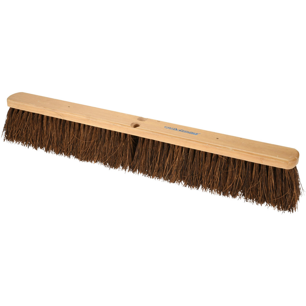 Weiler Push Broom: 16" Wide, Garage Broom, Palmyra Bristles - 42021