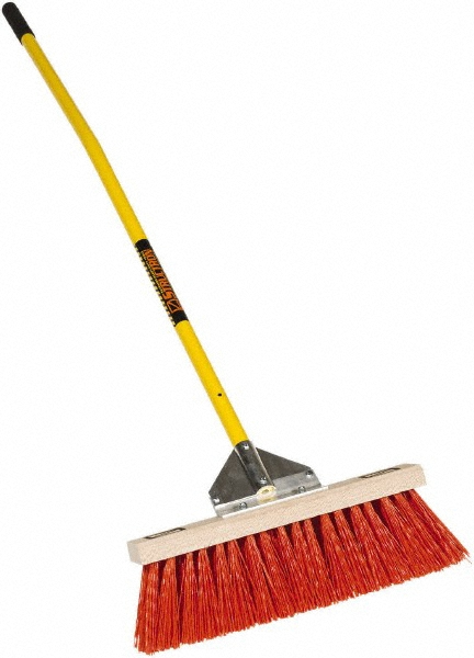 SEYMOUR-MIDWEST Push Broom: 18" Wide, Polypropylene Bristle - 82118