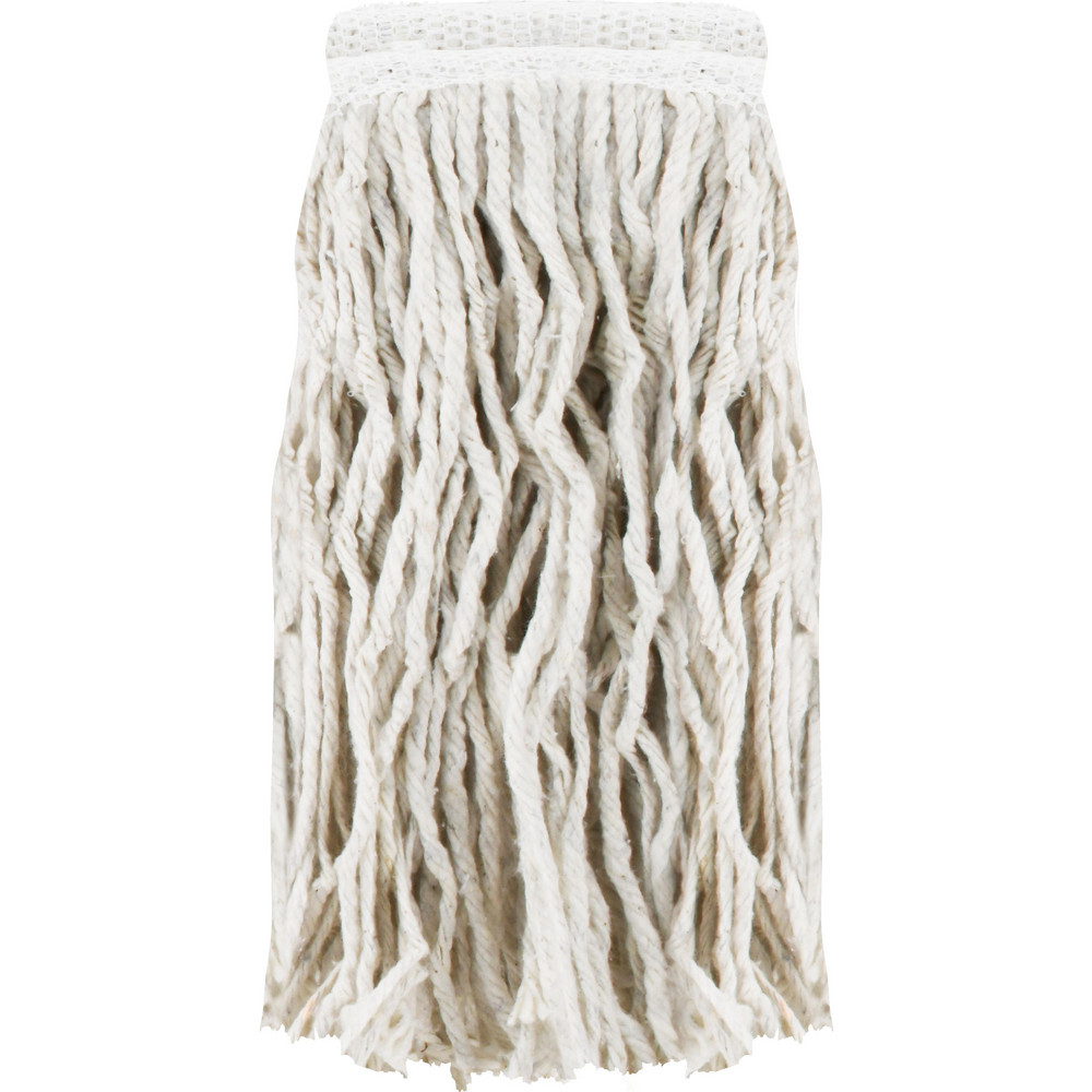 PRO-SOURCE Wet Mop Cut: Clamp Jaw, Small, White Mop, Cotton - 09316647