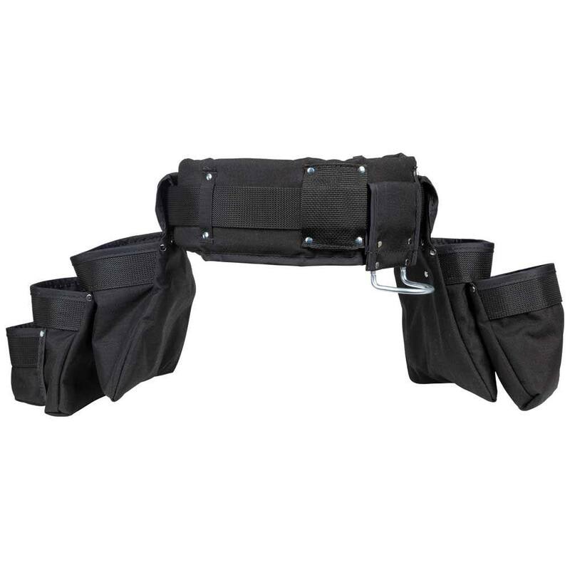 Klein Tools Electrician's Padded Tool Belt/Pouch Combo, 11-Pocket, 4-Piece, XL - 5709XL