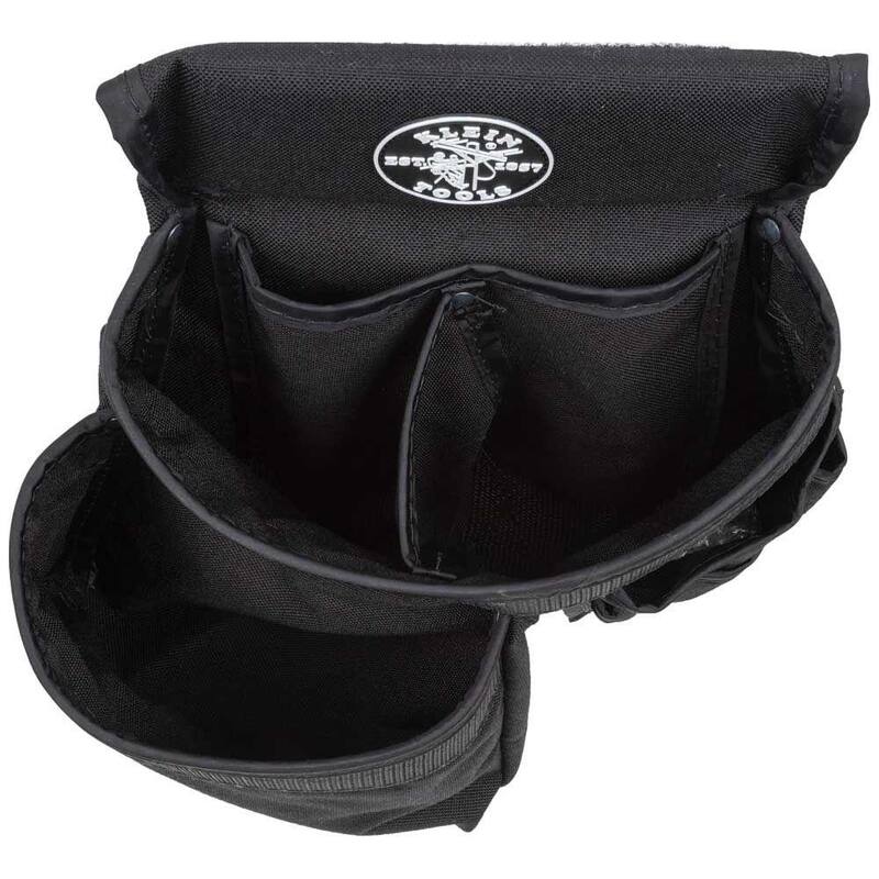 Klein Tools Electrician's Padded Tool Belt/Pouch Combo, 11-Pocket, 4-Piece, XL - 5709XL