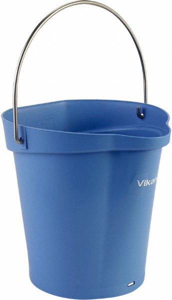 Vikan Hygiene Bucket, 3.17 Gallon(s), Green - 56862