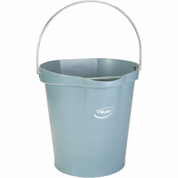 Vikan Hygiene Bucket, 3.17 Gallon(s), Green - 56862