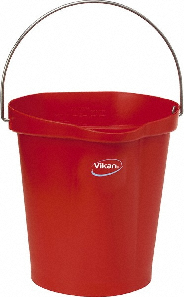 Vikan Hygiene Bucket, 3.17 Gallon(s), Green - 56862