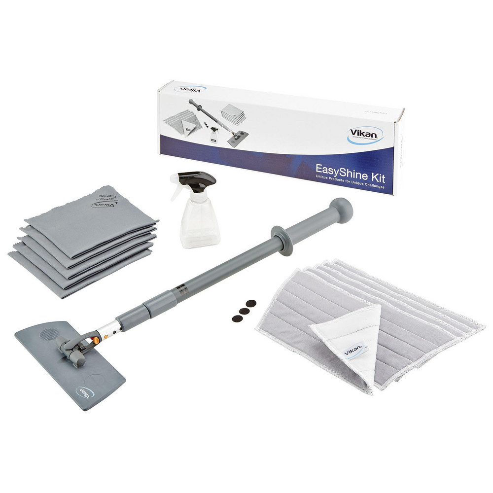 Rubbermaid Contains 1- Flat Mop Kit( MSC# 13153127), 2-Adaptable Flat Mop Pads (MSC# 13153093), 1- Wringer Insert (MSC# 16746794), 1-Quick-Connect Handle (MSC# 57218026) - 2132426
