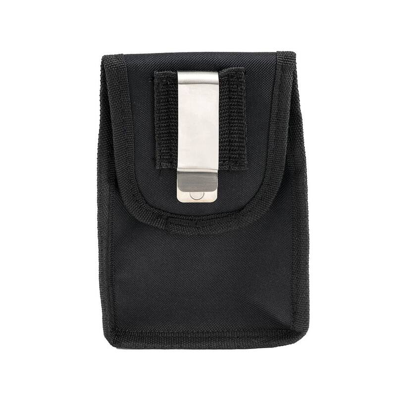 DEAD ON TOOLS Tape Measure Pouch Holder in Black with Dual Fastening System and Locking Strap with Snap - DO-TH
