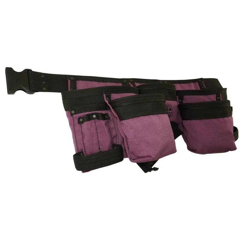 Graintex Purple Canvas 11-Pocket Finisher Tool Apron - CD2158