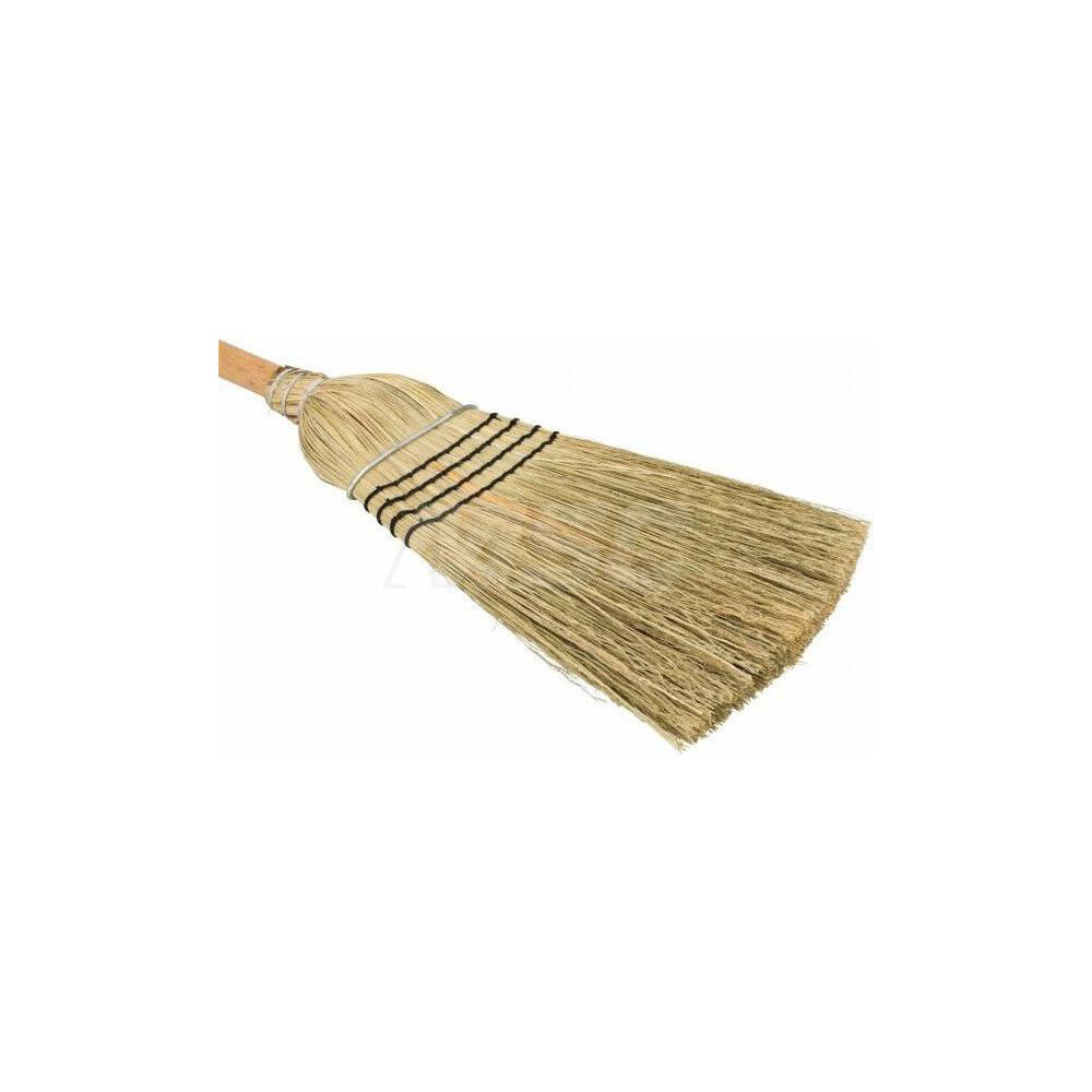 PRO-SOURCE 56" OAL Corn Bristle Broom - 09246133