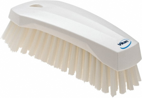 Weiler Scrub & Scouring Brushes: Brush Type: Wall/Deck Brush; Bristle Material: Nylon; Block Material: Plastic; Brush Length: 8 in - 75570