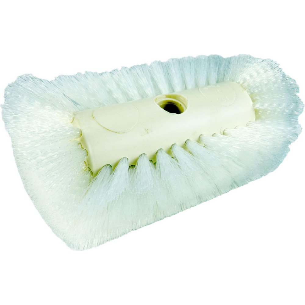 Weiler Scrub & Scouring Brushes: Brush Type: Wall/Deck Brush; Bristle Material: Nylon; Block Material: Plastic; Brush Length: 8 in - 75570