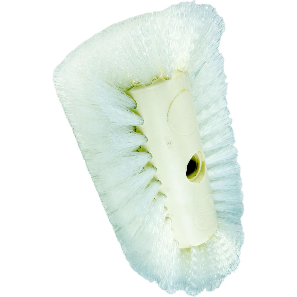 Weiler Scrub & Scouring Brushes: Brush Type: Wall/Deck Brush; Bristle Material: Nylon; Block Material: Plastic; Brush Length: 8 in - 75570