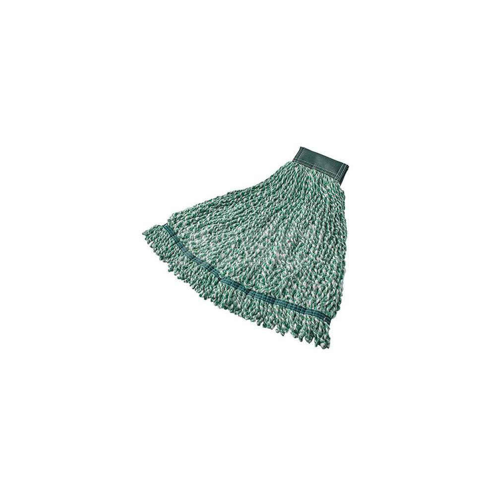 Rubbermaid Wet Mop Pad: Quick Change, Large, Green Mop, Microfiber - FGA85306GR00