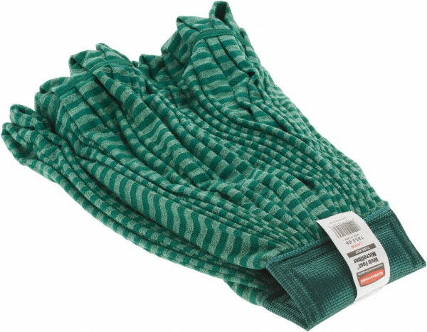 Rubbermaid Wet Mop Pad: Quick Change, Large, Green Mop, Microfiber - FGA85306GR00