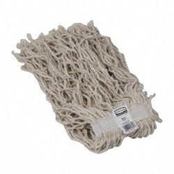Rubbermaid Wet Mop Pad: Quick Change, Large, Green Mop, Microfiber - FGA85306GR00