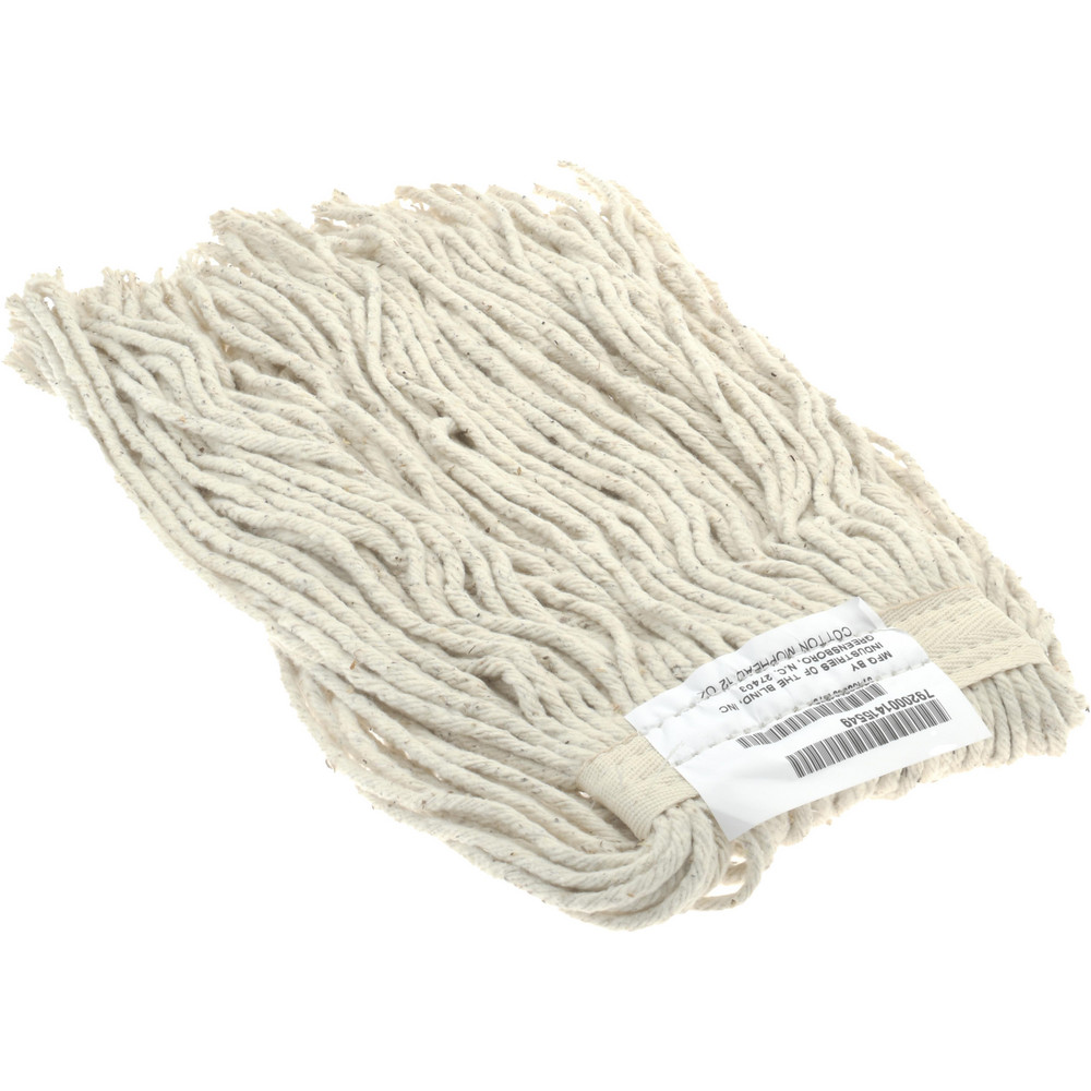 AbilityOne Wet Mop Cut: Clamp Jaw, Medium, Natural Mop, Cotton - 7920001415549