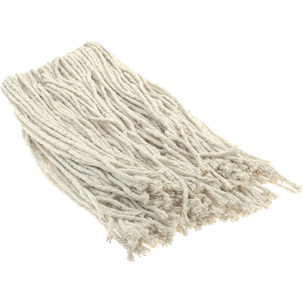 AbilityOne Wet Mop Cut: Clamp Jaw, Medium, Natural Mop, Cotton - 7920001415549
