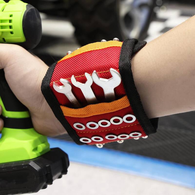 Big Red Magnetic Wristband 1600D Oxford Fabricfor DIY and Professionals - ATRCX15R