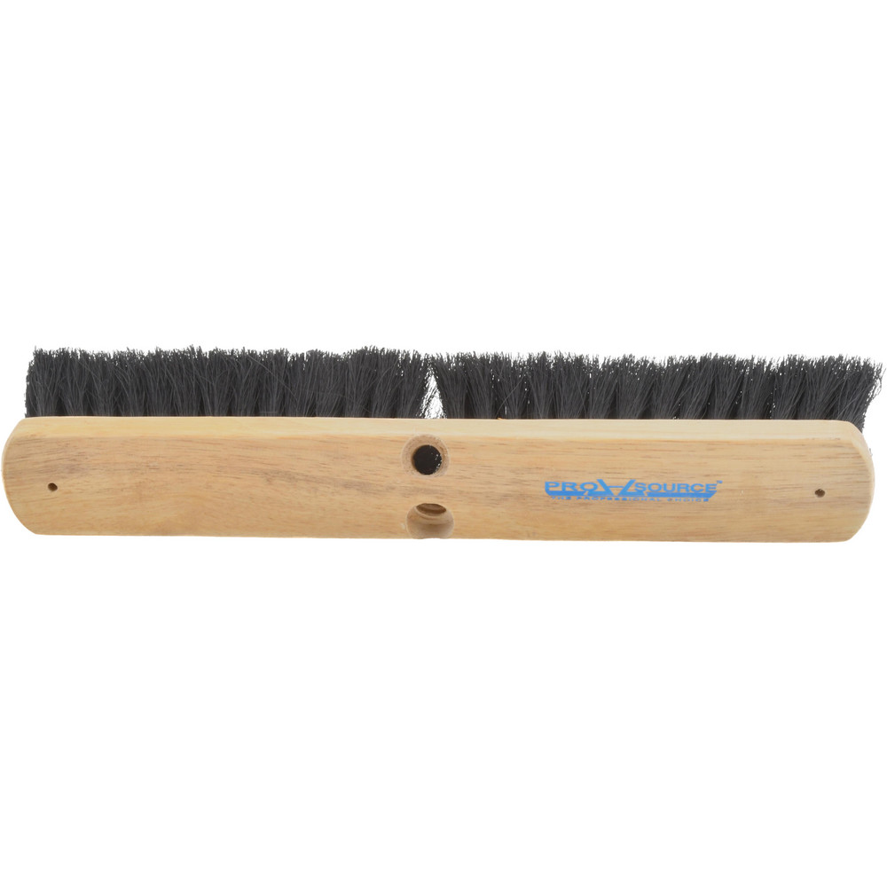 PRO-SOURCE Push Broom: 18" Wide, Tampico Bristle - GP18-TAM