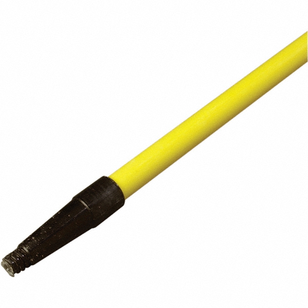 Carlisle Sparta® Spectrum® Handle, Fiberglass, Tapered, Threaded Handle, 60" Long, 1" Dia, Yellow - 4022004