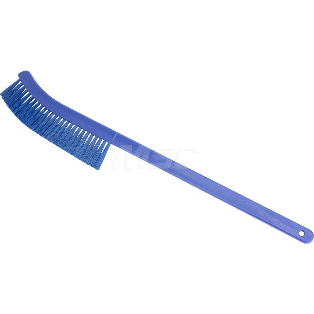 Weiler Cleaning & Finishing Brush: 10-11/16" Brush Length, 1" Brush Width, Stainless Steel Bristles - 40035