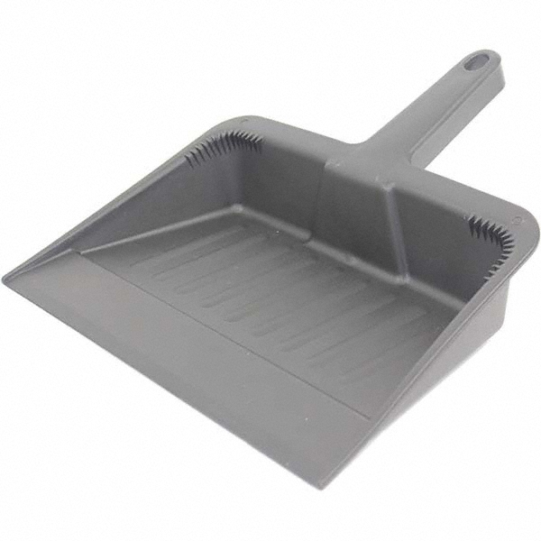 Weiler Dust Pan & Scoop: Metal Body, Steel Handle - 71078