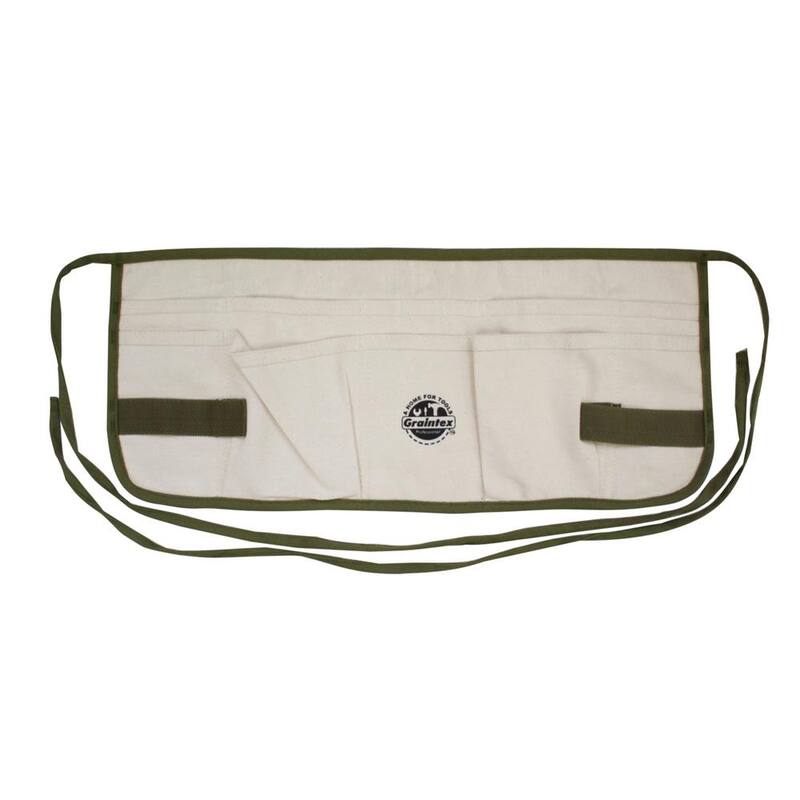 Graintex 12 in. 12-Pocket Waist Apron in Canvas - CA1137