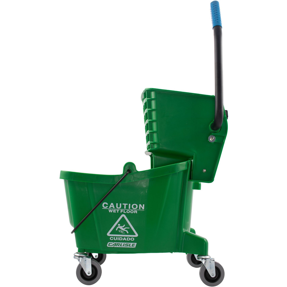 Carlisle Omnifit™ 35Qt Mop Bucket Combo: Down Press Wringer,  Yellow - 4690404