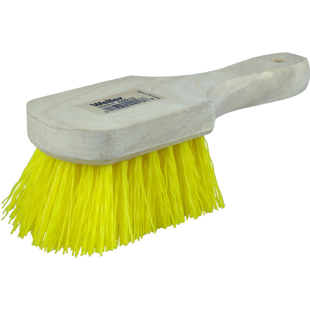 Weiler Scrub & Scouring Brushes: Brush Type: Scrub Brush; Bristle Material: Polypropylene; Block Material: Wood; Brush Length: 5 in - 44013