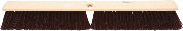 PRO-SOURCE Push Broom: 30" Wide, Horsehair Bristle - SWP30-HOR