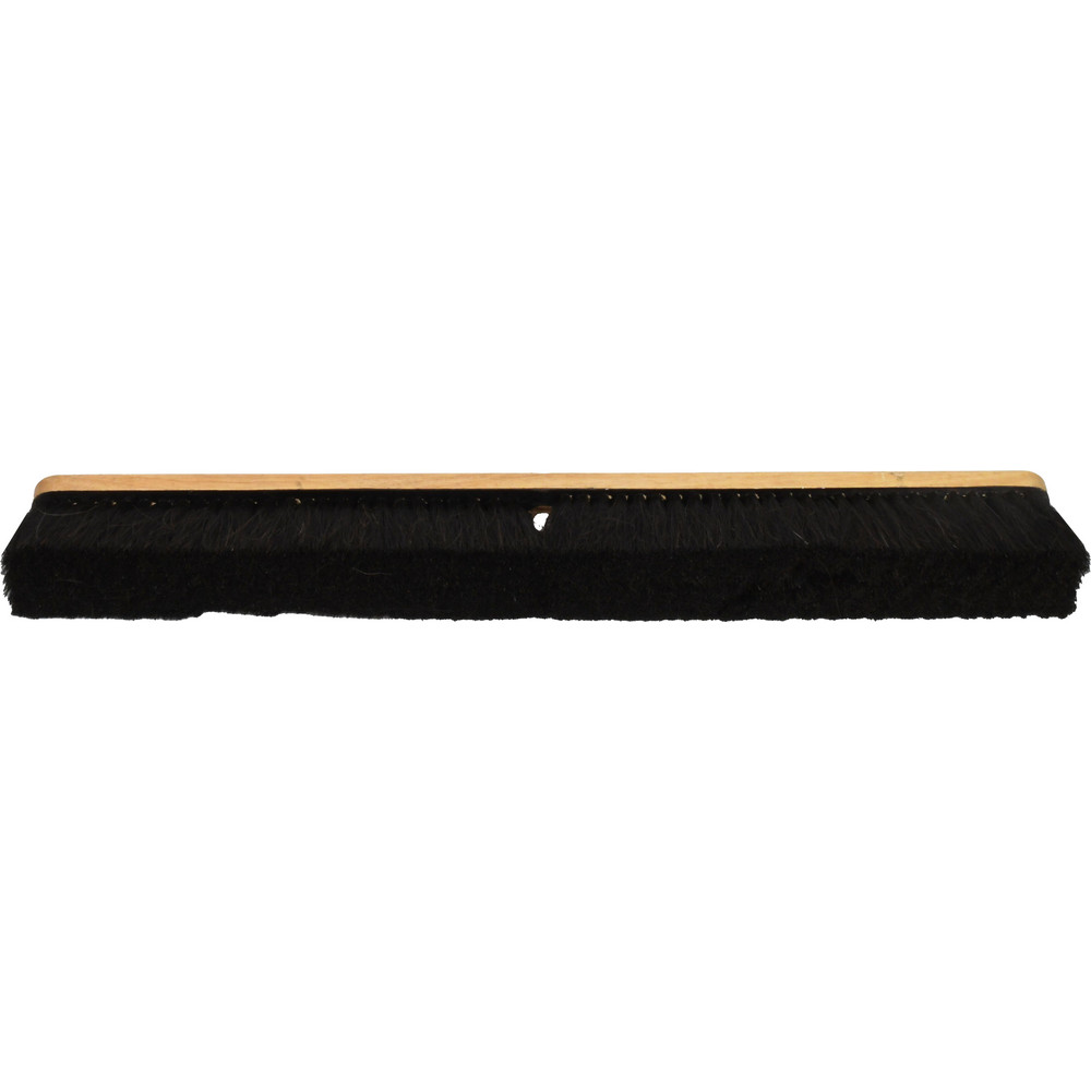 PRO-SOURCE Push Broom: 30" Wide, Horsehair Bristle - SWP30-HOR