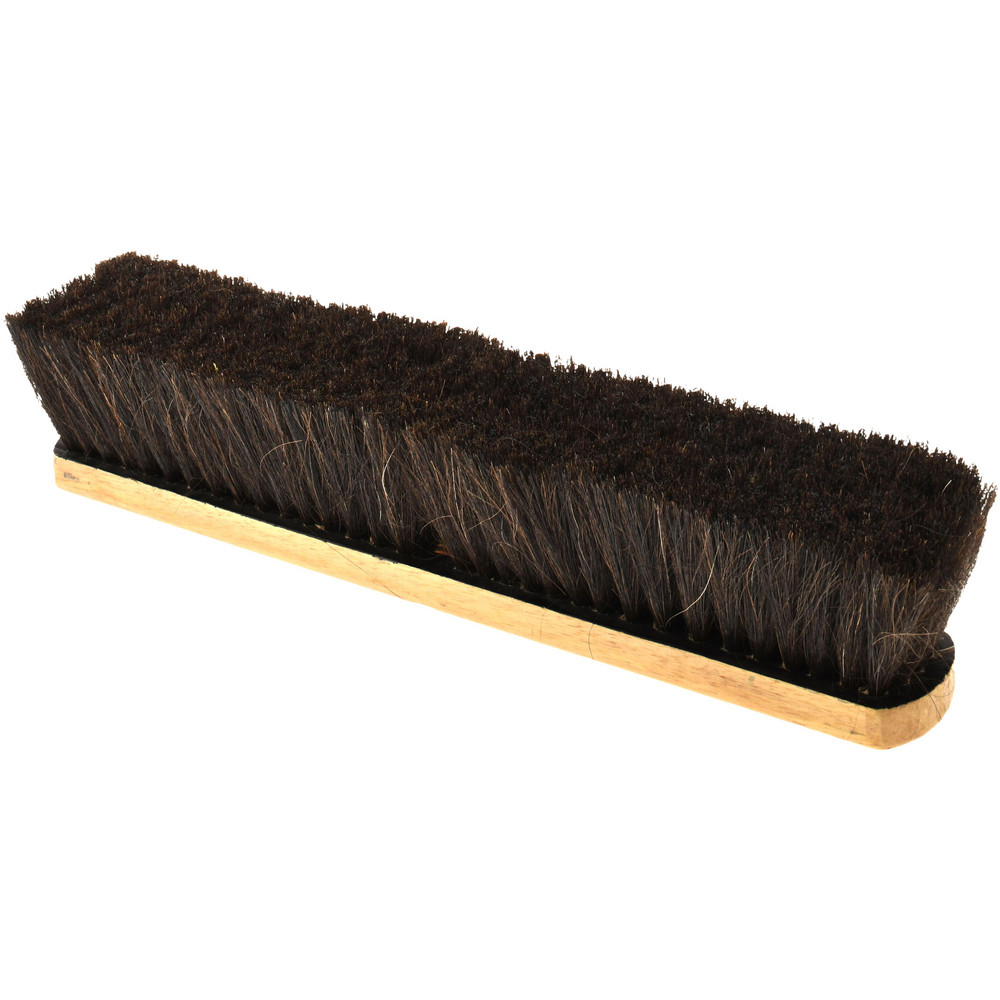 PRO-SOURCE Push Broom: 30" Wide, Horsehair Bristle - SWP30-HOR