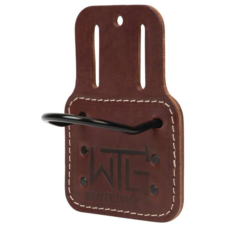 Weaver Tool Gear 2 in. Tool Belt Hammer Holder Leather Brown - 85620-32-01