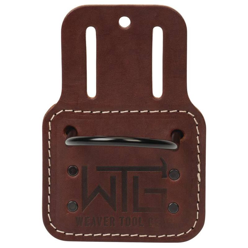 Weaver Tool Gear 2 in. Tool Belt Hammer Holder Leather Brown - 85620-32-01