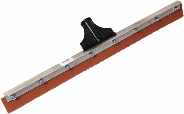 SEYMOUR-MIDWEST Squeegee: 24.375" Blade Width, Rubber Blade, Threaded Handle Connection - 47152