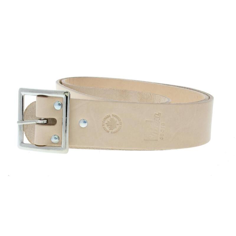 IDEAL 1-3/4 in. x 48 in. Standard Leather Buckle Tool Belt - 35-316