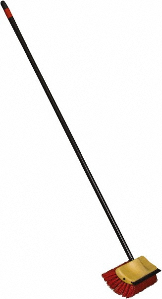 Weiler Scrub & Scouring Brushes: Brush Type: Deck Scrub Brush; Bristle Material: Polypropylene; Block Material: Wood; Brush Length: 10 in - 44434
