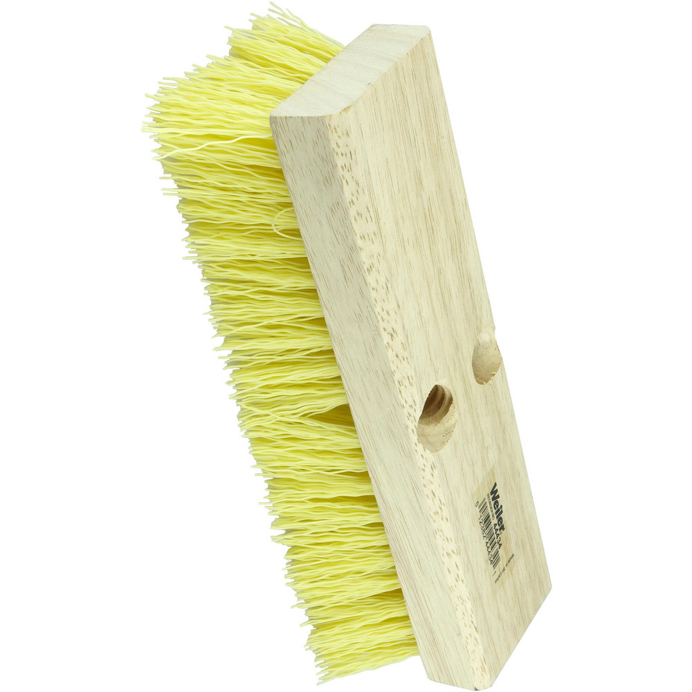 Weiler Scrub & Scouring Brushes: Brush Type: Deck Scrub Brush; Bristle Material: Polypropylene; Block Material: Wood; Brush Length: 10 in - 44434