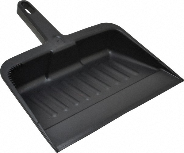 Ames True Temper Upright Dustpan: Plastic Body, 28" Aluminum Handle - 478