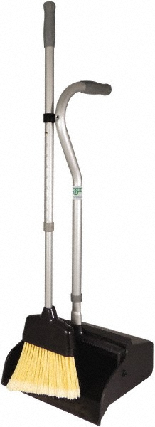 Ames True Temper Upright Dustpan: Plastic Body, 28" Aluminum Handle - 478
