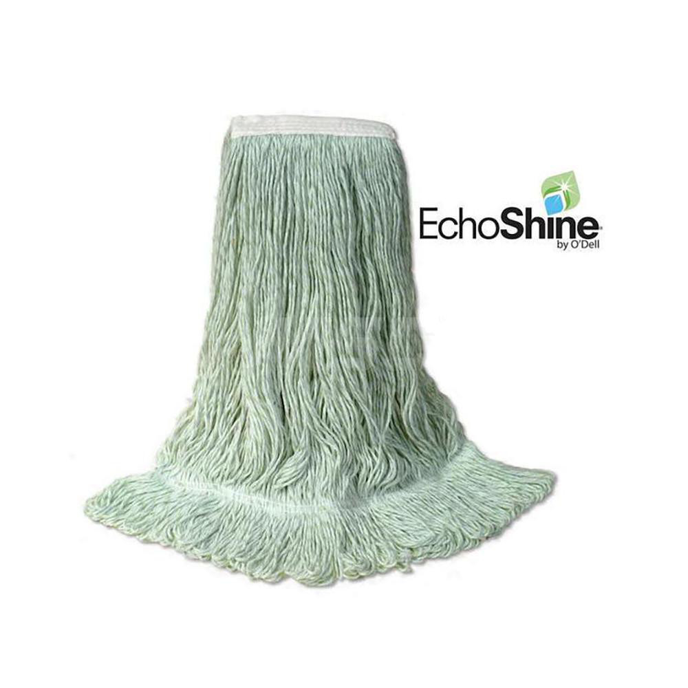 Made in USA Wet Mop Loop: Clamp Jaw, Large, Green Mop, Rayon - BD17LG