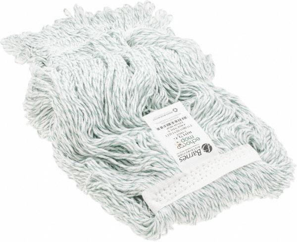 Made in USA Wet Mop Loop: Clamp Jaw, Large, Green Mop, Rayon - BD17LG