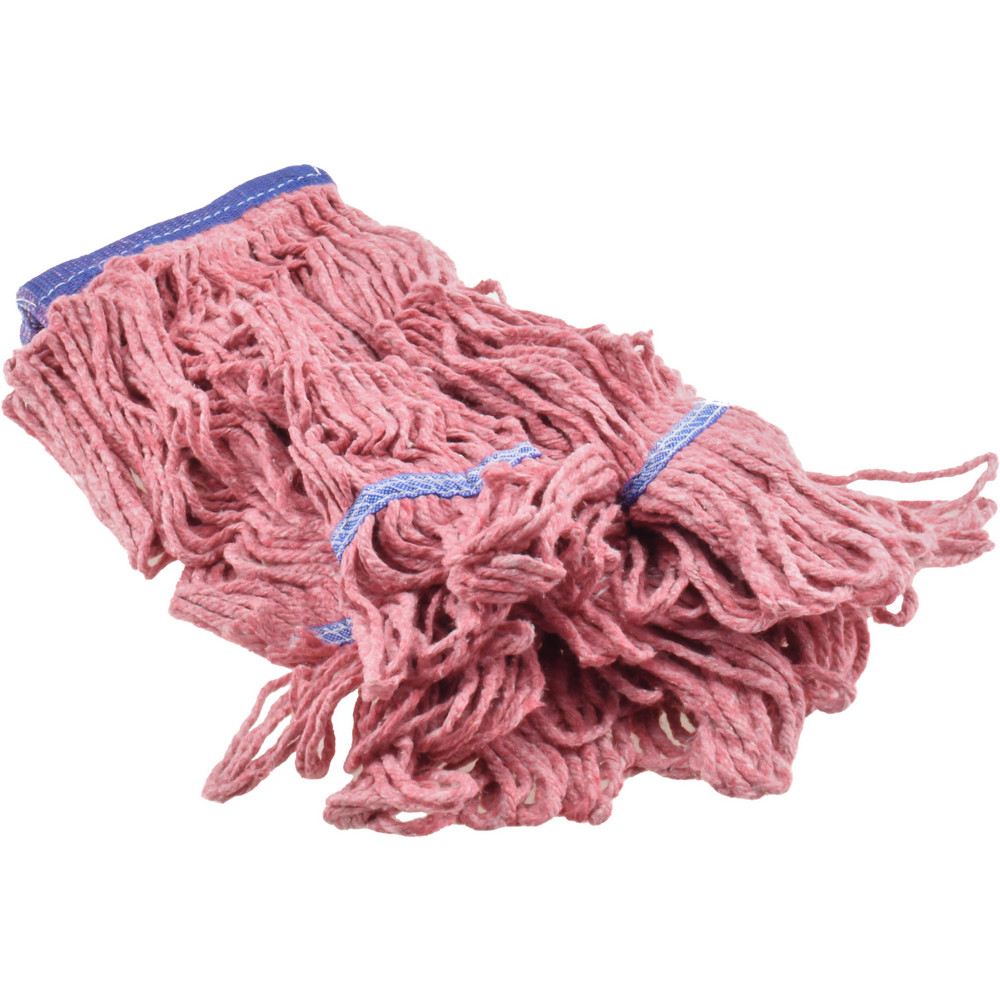 AbilityOne Wet Mop Loop: Clamp Jaw, Medium, Green Mop, Blended Fiber - 7920014409190