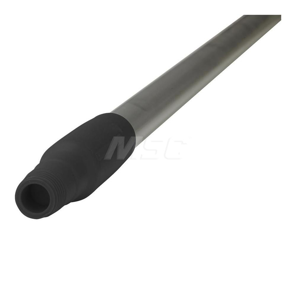 Vikan Aluminum Handle, 1", 49.6", Black - 29589