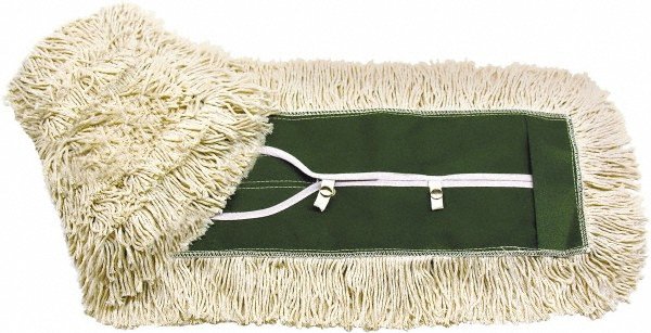 O-Cedar Dust Mop Head: Cotton, 5" OAW, 24" OAL - 96024