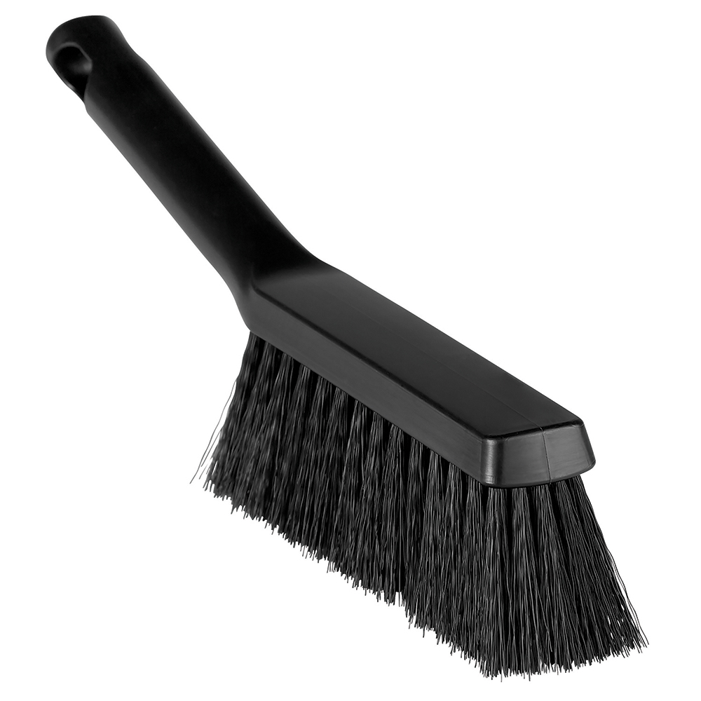 Vikan ColorCore Washing Brush with Long Handle, 19.9" Stiff, Red - 410814