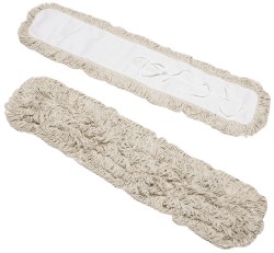 O-Cedar Dust Mop Head: Cotton, 5" OAW, 36" OAL - 96027