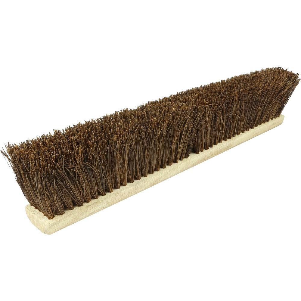 Weiler Push Broom: 36" Wide, Garage Broom, Palmyra Bristles - 42138