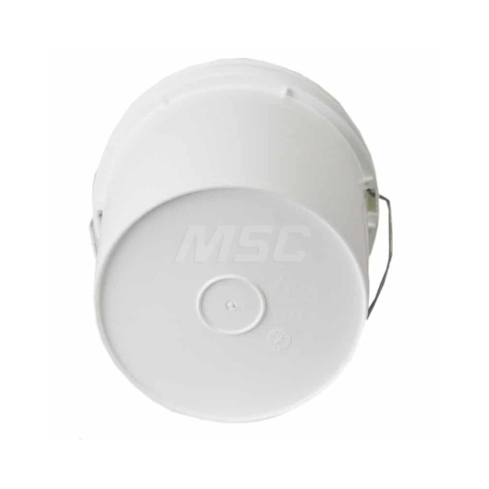 Value Collection Buckets & Pails; Capacity: 3.5 gal (US); Body Material: High-Density Polyethylene; Style: Pail; Shape: Round; Color: White; Handle: Yes; Handle Material: Plastic; Height (mm): 11.11 in; Container Size Compatibility (Gal.): 3.5 gal (US); Height (Decimal Inch): 11.11 in; Style: Pail; Color: White - 35-WHT